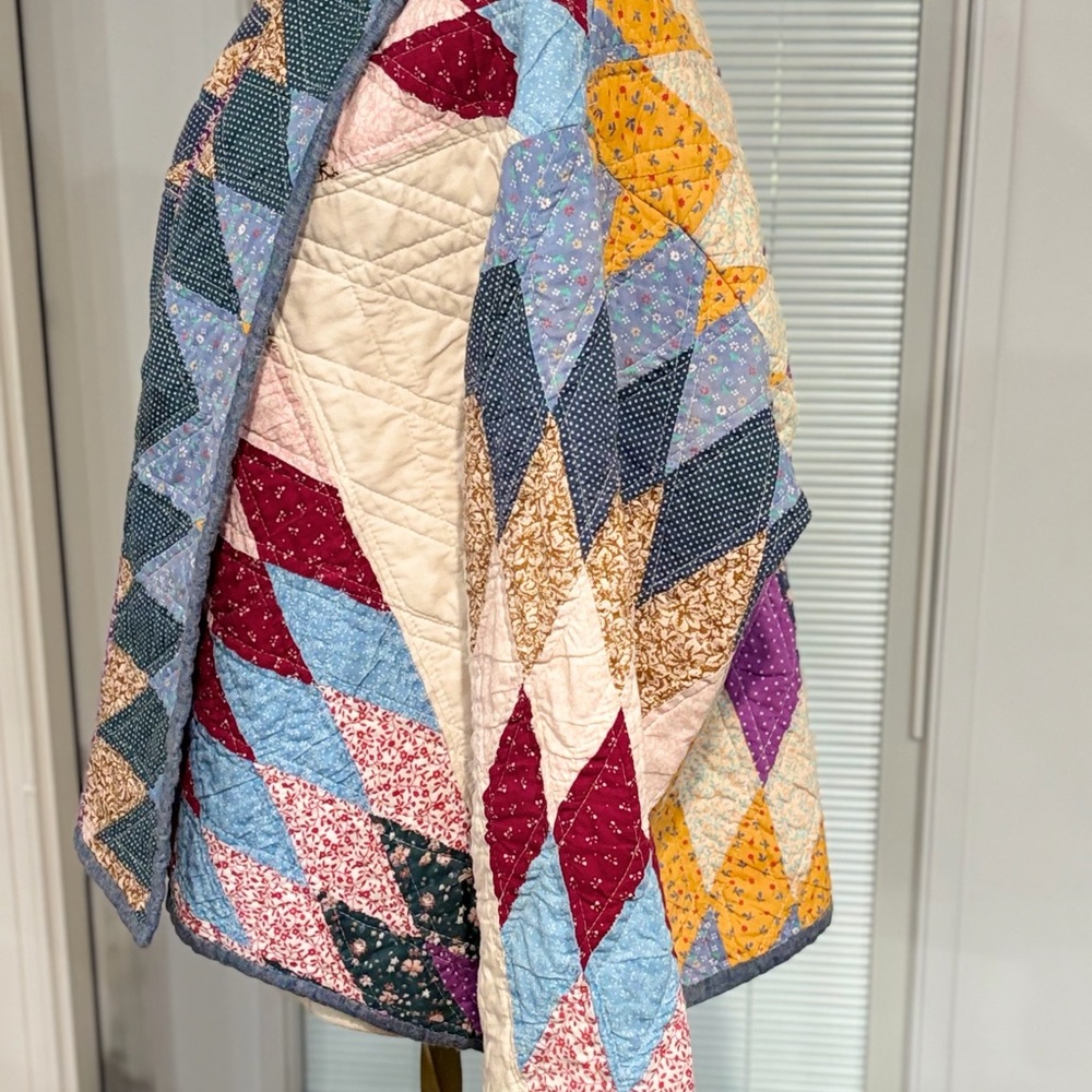 Patchwork Quilted Women's Jacket - Picture 3 of 6